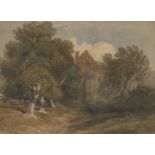 David Cox Jnr., British 1809-1885- Craigmiller Castle; watercolour, signed, 20x27.5cmPlease refer to