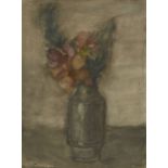 British School, late 19th century- A Vase of Flowers; watercolour, 25.5x18.5cm Provenance: with