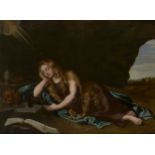 Follower of Giacinto Gimignani, Italian 1606-1681- Mary Magdalene in Ecstasy; oil on canvas,