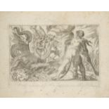 Antonio Tempesta, Italian 1555-1630- The Labors of Hercules, 1608; six plates from the suite of