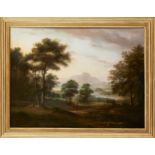 Alexander Nasmyth, Scottish 1758-1840- Rear view of John Wilson’s new house, Elleray; oil on canvas,