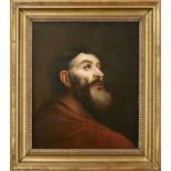 Manner of Andrea Vaccaro, 18th century- Portrait of a bearded man quarter-length turned to the right