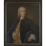 Johann-Philipp Behr, German, fl. 1740-1756- Portrait of Christian Ziegler (1714-1792), half-