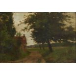 Henry John Yeend King RBA VPRI ROI, British 1855-1924- A Bit of Hampstead; oil on canvas, signed,