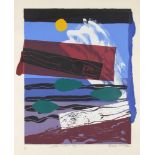 Bruce McLean, Scottish b.1944- Lobster Factor 10 Days 1-14, 1989; screenprint in colours on wove,