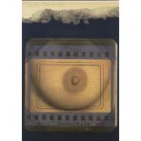 Joe Tilson RA, British b.1928- Transparancy, Clip-O-Matic Breast, 1971; screenprint in colours
