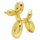 After Jeff Koons, American b. 1955- Balloon Dog (Gold); cold cast resin multiple, numbered 300/999