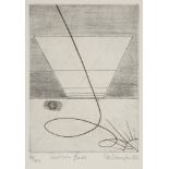 Stanley William Hayter CBE, British 1901-1988- Horizon Bars [Black & Moorhead 56], 1932; etching