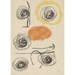 Joan Miró, Spanish 1893-1983- Obra Inedita Recent IV [Mourlot 356], 1964; lithograph on Guarro wove,