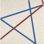 Francois Morellet, French 1926-2016 Blue-red, 1982; screenprint in colours on Fabirano wove,