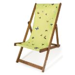 Damien Hirst, British b.1965 Deckchair, 2007; screenprint in colours on woven canvas with wood