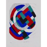 Sonia Delaunay, French 1885-1979- Untitled, 1971; lithograph in colours on hand made Japanese paper,