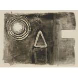 Kenneth Rowntree, British 1915-1997- Venetian Abstract, c.1960s; monotype on wove, image 24 x