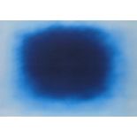 Sir Anish Kapoor CBE RA, British b.1954- Breathing Blue; digital print in colours, numbered 10/100