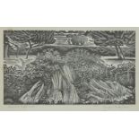 Douglas Percy Bliss, British 1900-1984- Harvest Time, 1945; wood engraving on wove, signed, titled