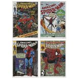 Stan Lee, American 1922-2018- The Amazing Spiderman, 2013; the complete portfolio of four giclée
