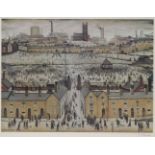 Laurence Stephen Lowry RBA RA, British 1887-1976- Britain at Play; offset lithograph in colours on