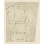 Ben Nicholson OM, British 1894-1982- Still Life With Curves [Lafranca 13], 1966; etching on wove,