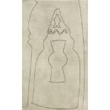 Ben Nicholson OM, British 1894-1982- Curled Turkish Form [Lafranca 66], 1967; etching on wove, a