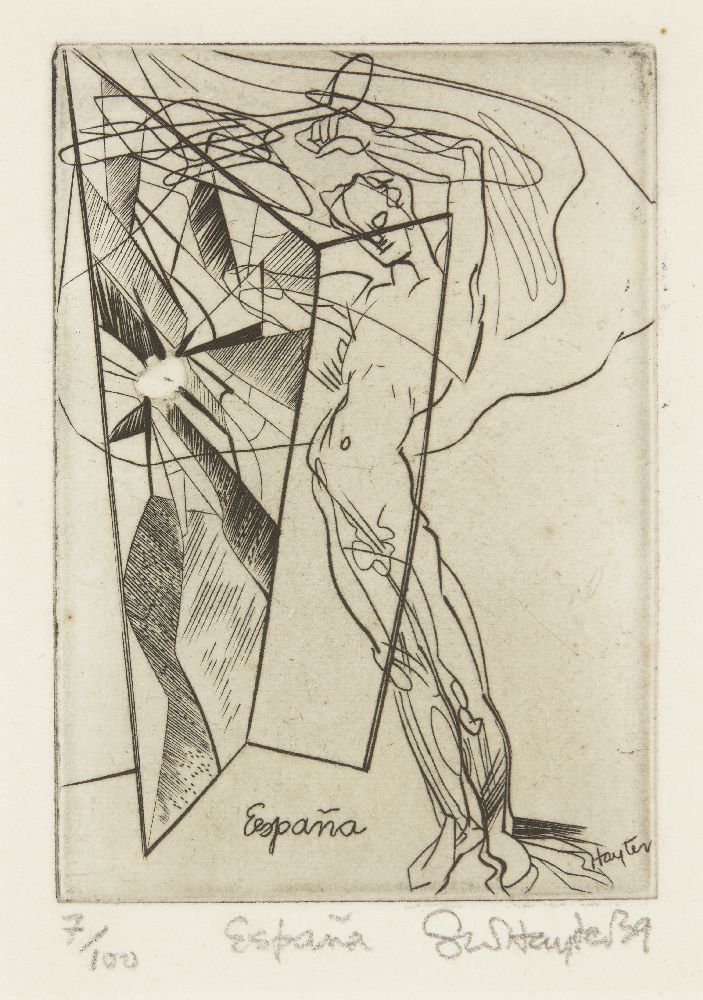 Stanley William Hayter CBE, British 1901-1988; España [Black & Moorhead 127], 1939; engraving and