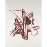 Jeff Koons, American b.1955- Dophin Saddle, 2009; lithograph in colours on wove signed, dated and