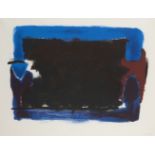 Trevor Bell, British 1930-2017- Clamp Image with Black, 1982; lithograph in colours on wove, signed,