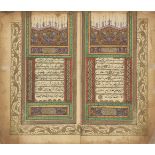 An Ottoman qur'an, Turkey, 19th century, 302ff., Arabic manuscript on paper, the Qur’anic text