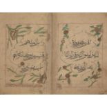 Juz 6 of a Chinese Qur'an, 19th century, Arabic manuscript on paper, 104ff., with 5ll. of black