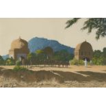 William Gronow Davis, (1941-2015) Daulatab, Nr Aurangabad, 1989, signed and dated 'Gronow Davis '89'