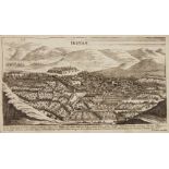 J. Peeters, A view of Irivan (Yerevan) Armenia, 1690, engraving, to the background the Ottoman