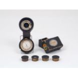 An early 20th century pocket barometer, of typical form, marked for 'M. Pillischer, London', in a