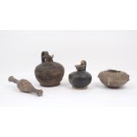 A collection of Ancient Roman pottery, circa. 700BC - 400AD, comprising: a jug, of typical form,