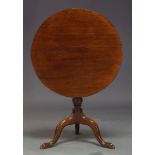 AMENDMENT: Please note VAT is charged on the hammer price for this Lot. A mahogany tilt top