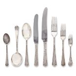 A silver part canteen of cutlery, Sheffield c.1947, James Dixon & Sons Ltd., comprising twelve table