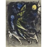 Marc Chagall, Russian/French 1887-1985 The Angel, 1960; lithograph in colours on wove, printed by