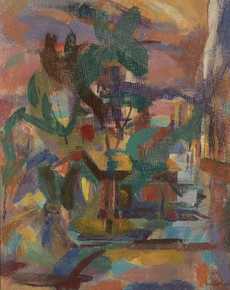 Basil Nubel ARCA, British 1923-1981- Castle of Tremain; oil on canvas, signed and dated 1957, - Image 2 of 3