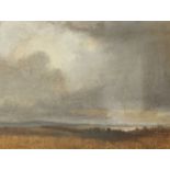 John Miller, British b1954- Cloudbreak V; oil on board, (ARR) Provenance: with The Orion Gallery,