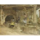 Sir William Russell Flint RA RSW PRWS, Scottish 1880-1969 Provencal Caprice; reproduction printed in