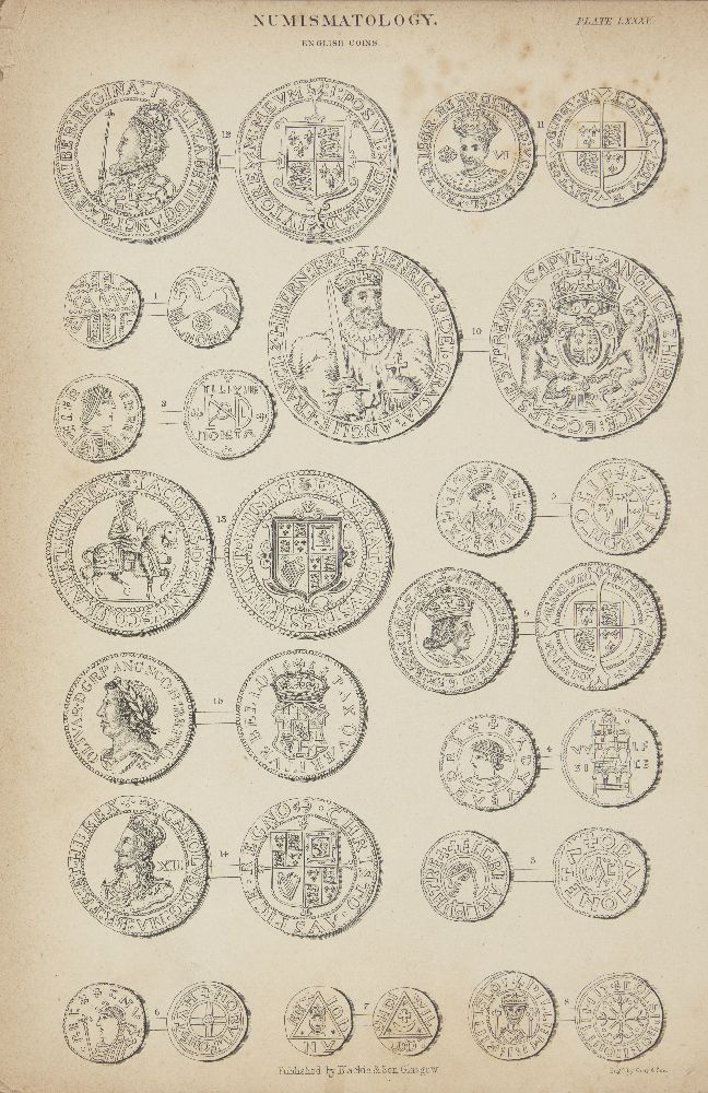 Adlard & Jones, London, pub. August 24 1816- Heraldry; copper engravings, 26.5x21cm; together with - Image 2 of 5