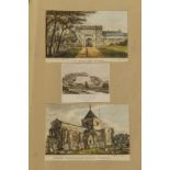 British School, 19th century- Views in Sussex; a scrap book containing bookplates: together with a