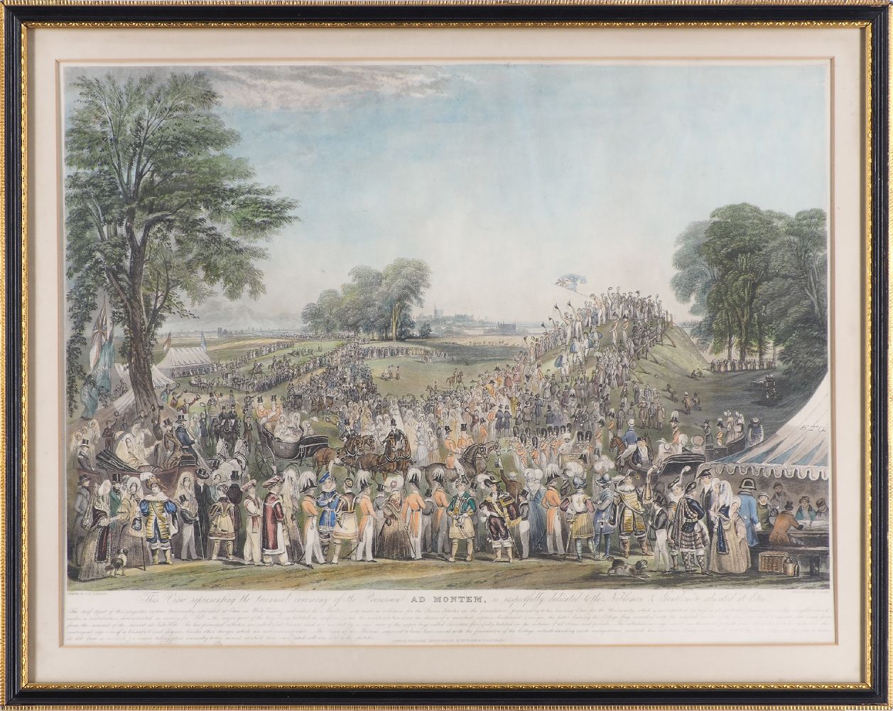 Charles Hunt Snr, British 1803-1877- This view representing the triennial Ceremony of the procession - Image 2 of 2