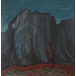 John Melville, British 1902-1986- Starry night, 1969; oil on canvas, signed and dated 69, and signed