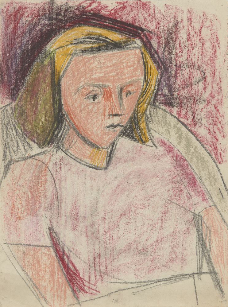 Henry Cliffe, British 1919-1983- Abstract figure; mixed technique pen, ink, wash and charcoal, - Image 4 of 7