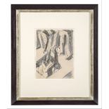 David Bomberg, British 1890-1957- Ghetto Theatre, 1919; ink and wash, 26.5 x 20.4cm (ARR)