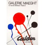 Alexander Calder, American 1898-1976- Fleches, 1968; the original lithographic poster in colours