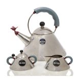 Michael Graves (1934-2015), an Alessi kettle c.2000, labelled and marked to base A stainless steel