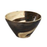 David Garland (1941-), a large bowl c.1990, signed to base A large open earthenware bowl decorated