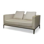 Antonio Citterio (b.1950), a 'Simpliciter' two seat sofa for Maxalto, Italy 2003, fabric