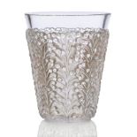 René Lalique (1860-1945), a Lalique clear and frosted glass vase 'Saint-Tropez', Marcilhac No.10-