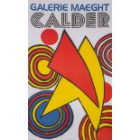 Alexander Calder, American 1898-1976- GALERIE MAEGHT, c.1970s; the original lithographic poster in
